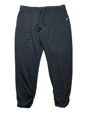 Pact Ruched Ankle Pants Black XL